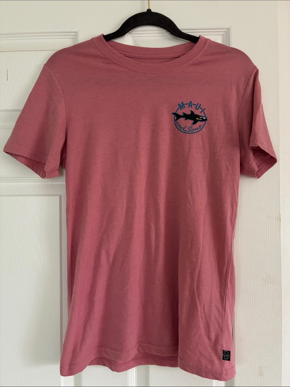Maui and Sons Dusty Rose Short-Sleeve Crewneck Tee